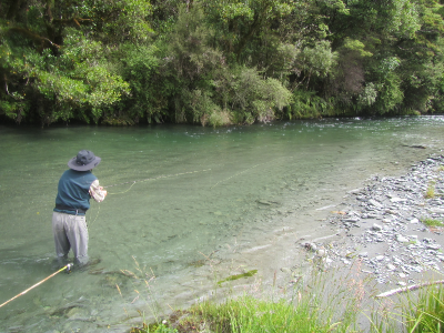 Alas, drought conditions have taken hold in many parts of the South Island but we’re enjoying being out there catching trout…